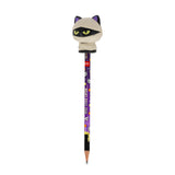 Lápis com Gato Múmia Squishy Halloween