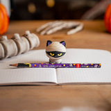 Lápis com Gato Múmia Squishy Halloween