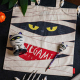 Lápis com Gato Múmia Squishy Halloween
