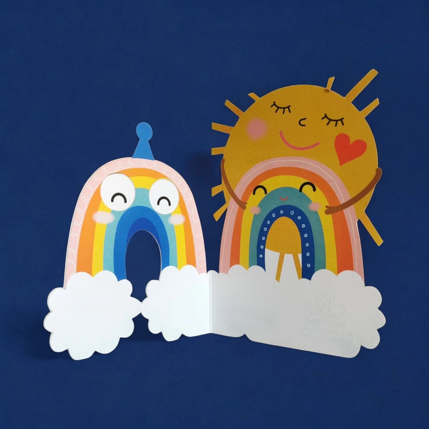 Postal Happy Birthday Rainbow