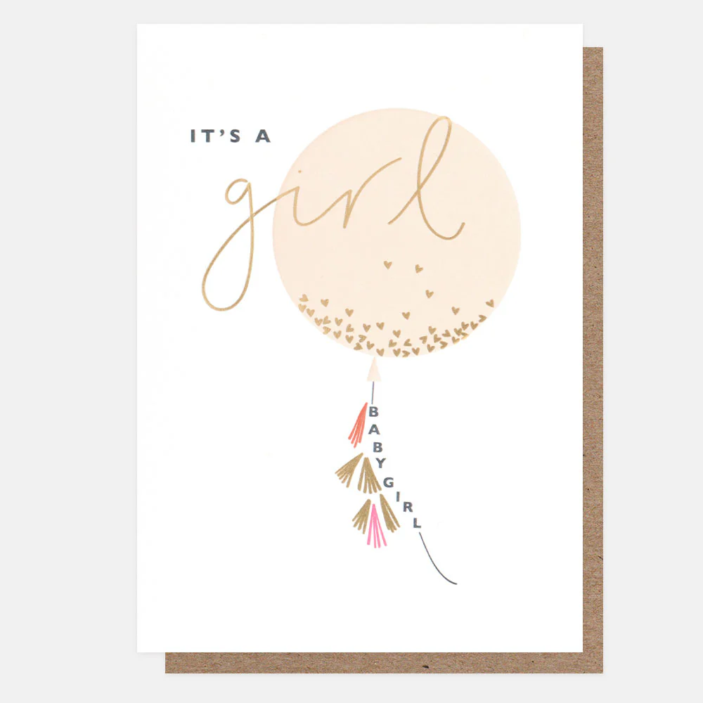 It's a Baby Girl Postcard