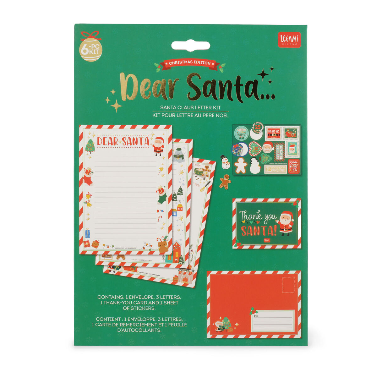 Kit de cartas Pai Natal