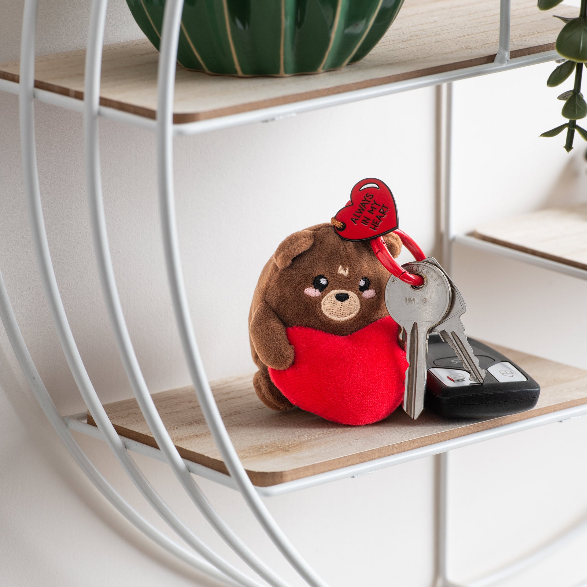 Porta Chaves Teddy Bear - Coração