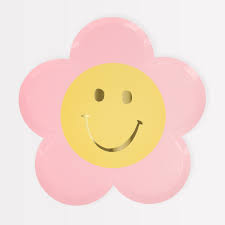 Pratos Happy Face Flower