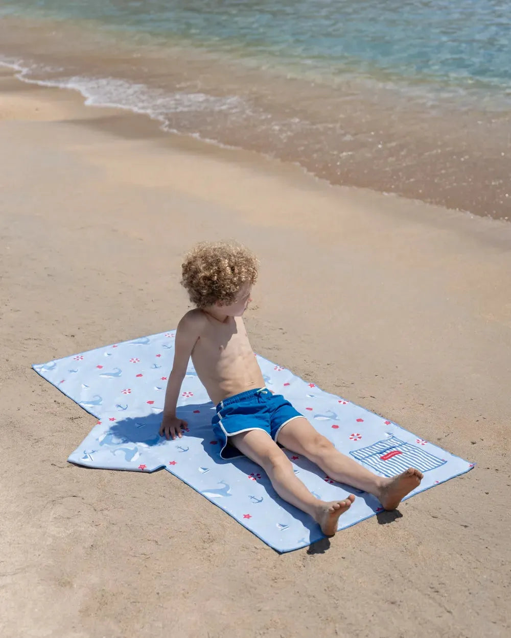 Toalha Infantil com Capuz – BALEIAS