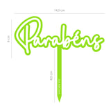 Green &amp; White Congratulations Topper