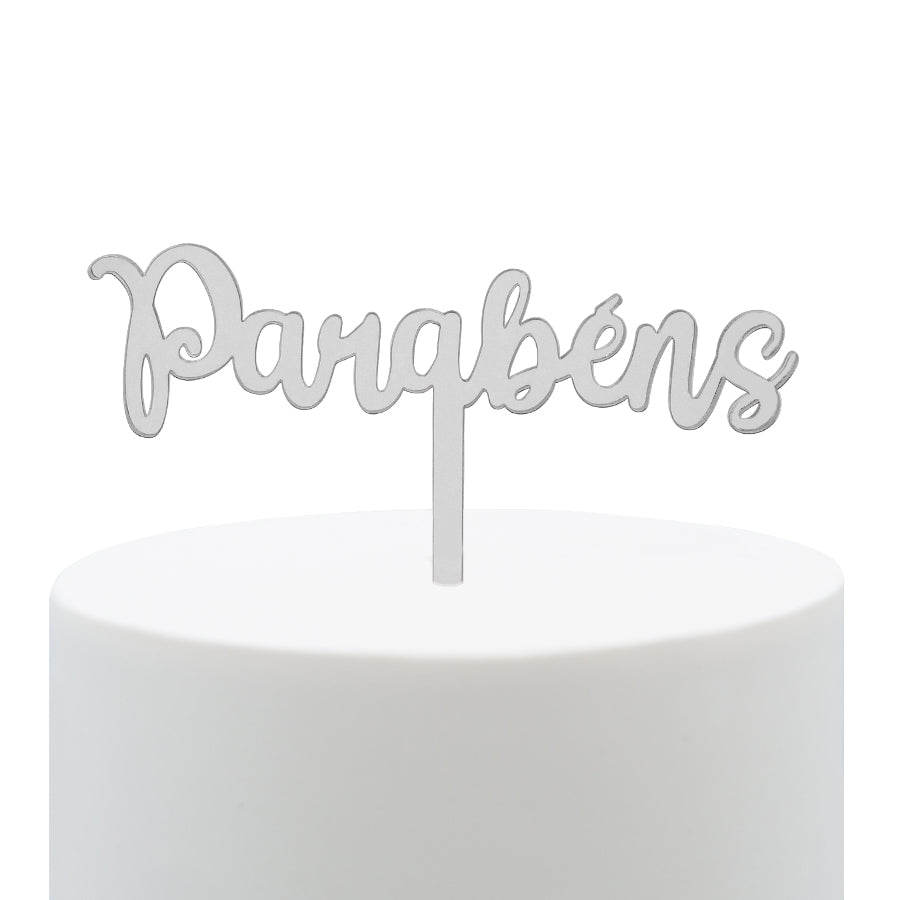 Silver Topper Congratulations