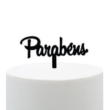 Black Congratulations Topper - Small