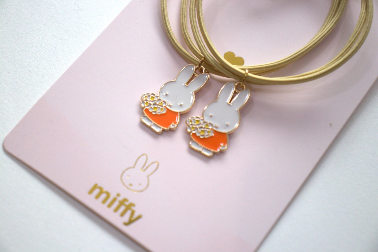 Duo Pulseiras & Elásticos de Cabelo Miffy Flower