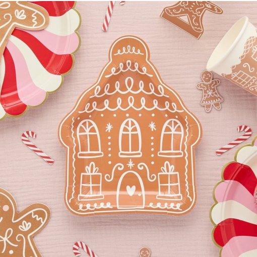 Pratos Gingerbread House