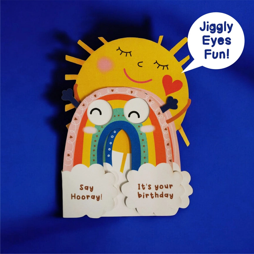 Postal Happy Birthday Rainbow