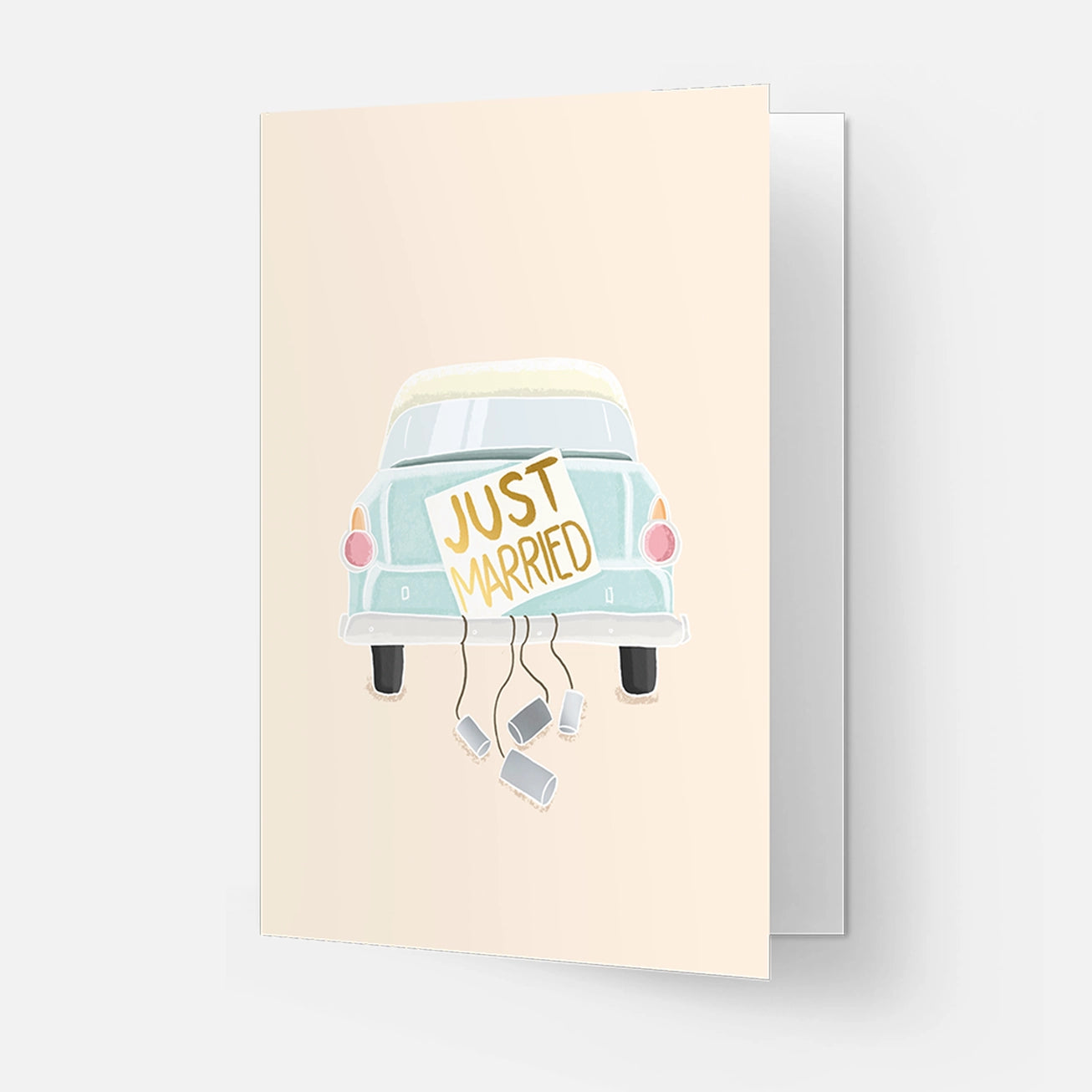 Just Married Postcard 