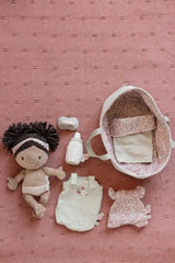 Boneca Bebé Evi com Alcofa