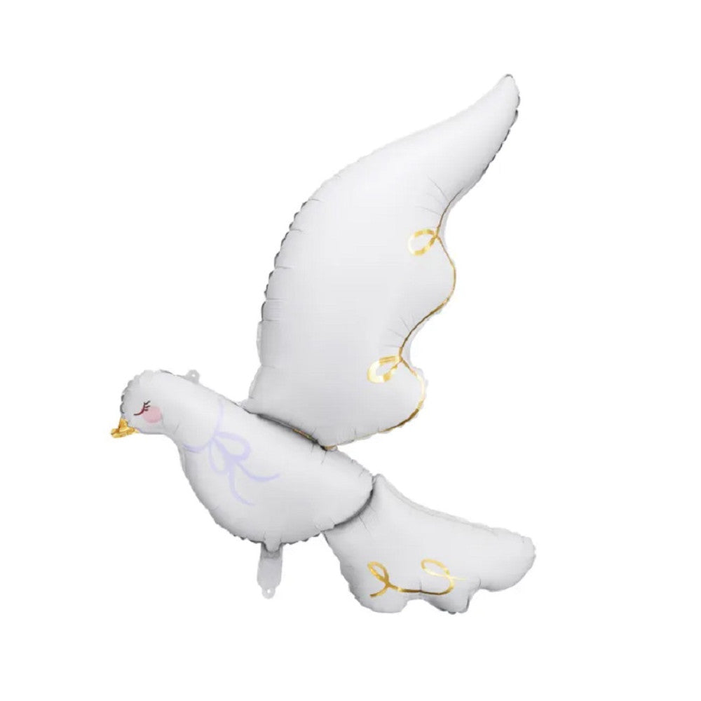 White Dove Foil Balloon