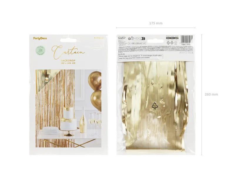 Silver Decorative Foil Curtain