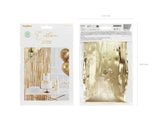 Cortina Foil Decorativa Dourada