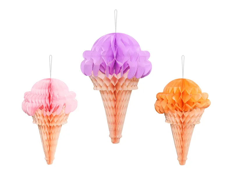 Decorações Pendentes Tissue Gelados