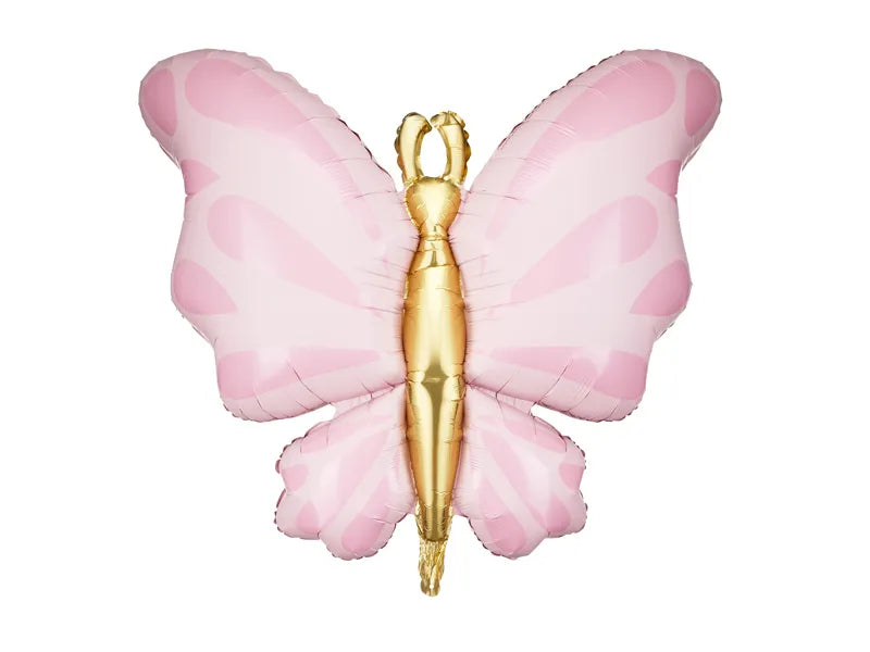 Balão Foil  Borboleta Rosa