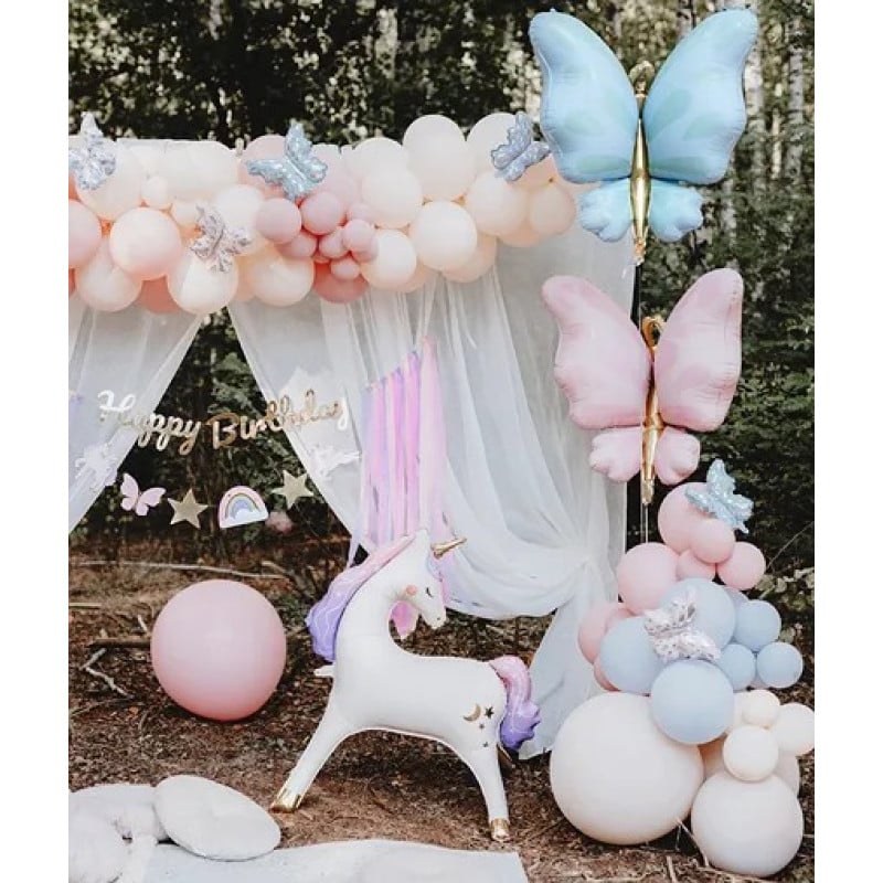 Balão Foil  Borboleta Azul