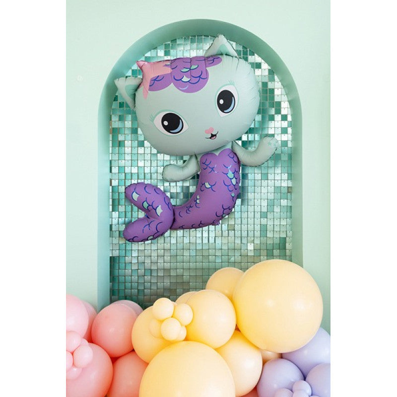 Mermaid Cat Balloon 82cm