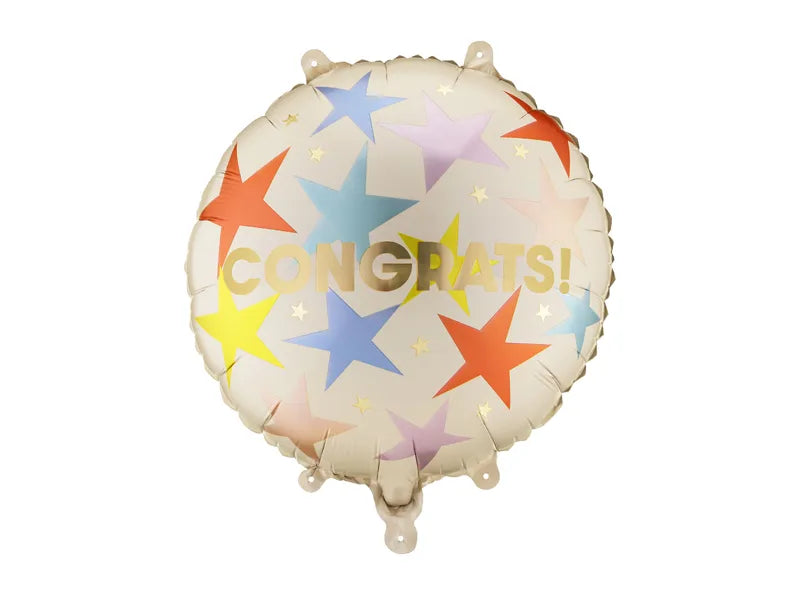 Balão Foil 'Congrats'