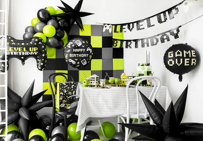Balão Foil Happy Birthday - Gaming