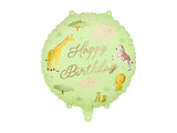 Balão Foil “Happy Birthday” Safari