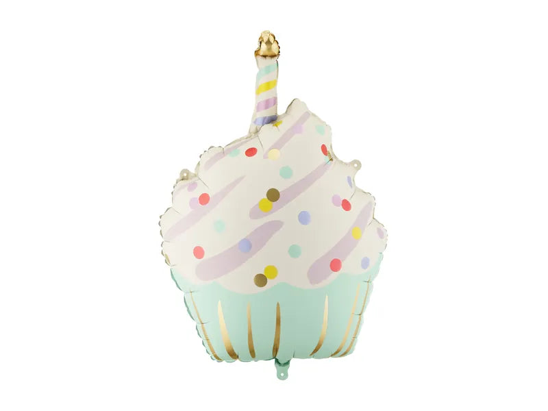 Balão Foil Cupcake Multicolor