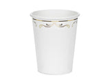 Copos Brancos com Ornamentos