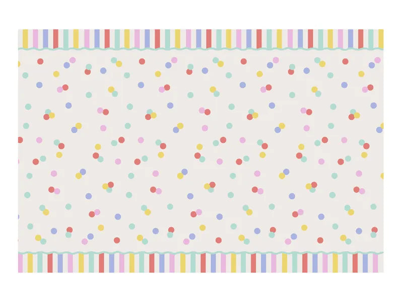 Toalha de Mesa Confettis Coloridos