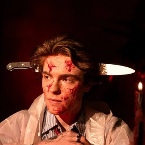 Bandolete Faca na Cabeça - Halloween