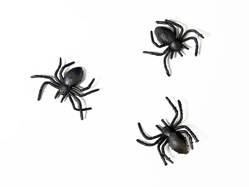 Plastic spiders