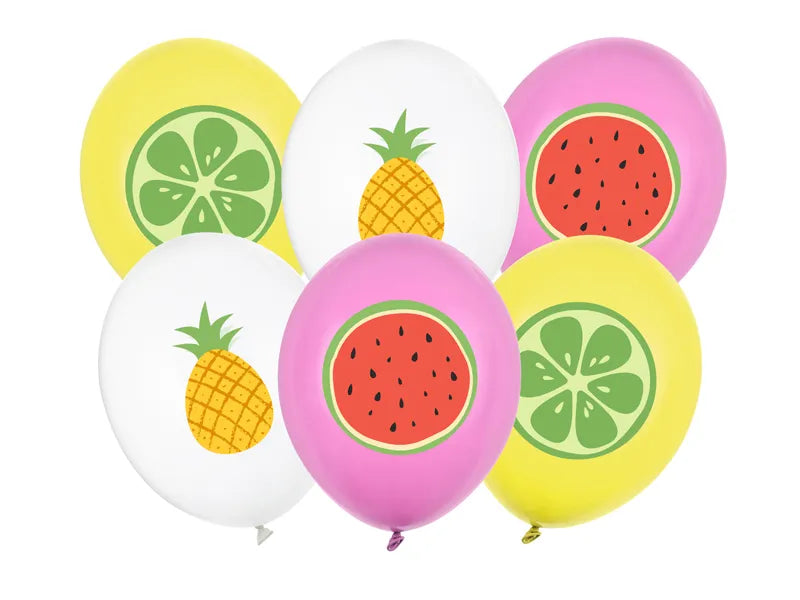 Balões látex Frutas
