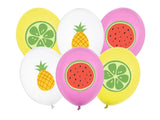Balões látex Frutas