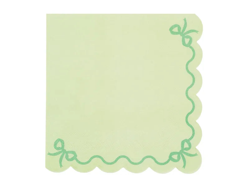 Green Bow Napkins