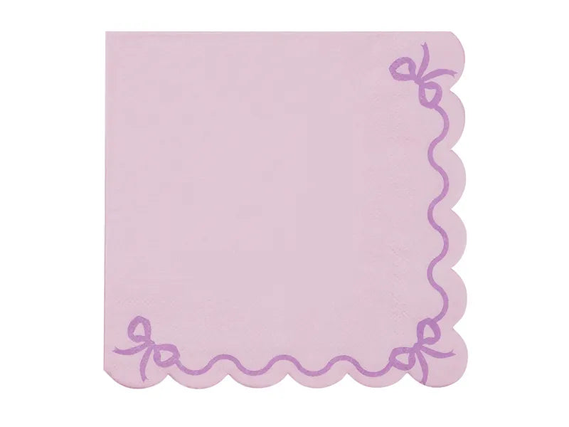 Lilac Bow Napkins