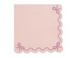 Pink Bow Napkins