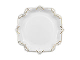 Pratos Brancos com Ornamentos