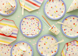Pratos Confettis Coloridos