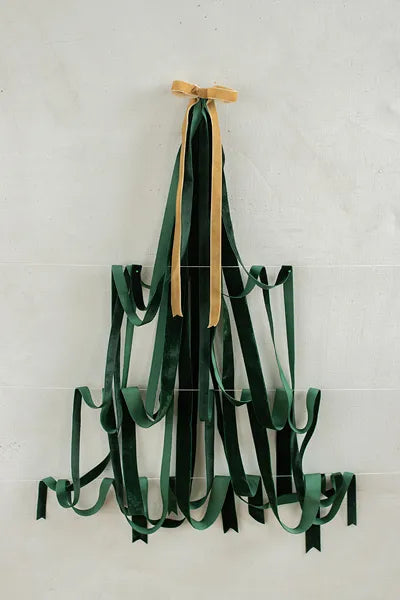 Fita de Veludo Verde- 15mm