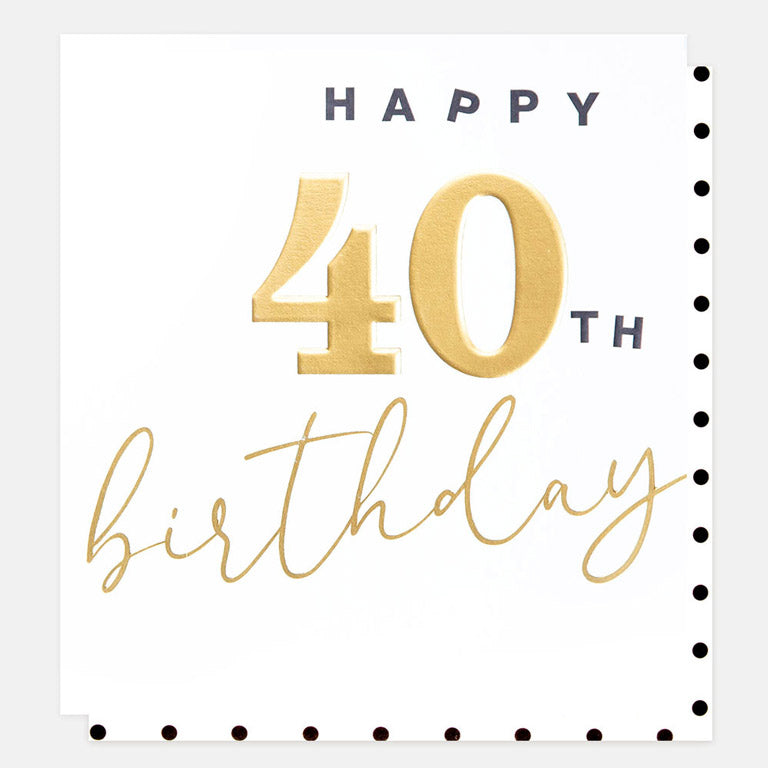 Postal Happy 40th Birthday