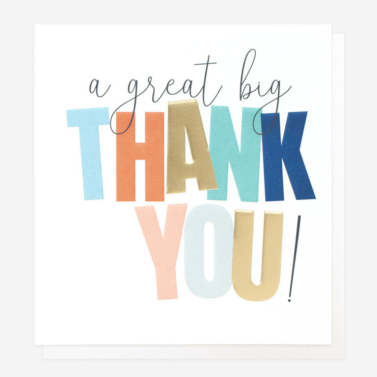 A Great Big Thank You Postcard