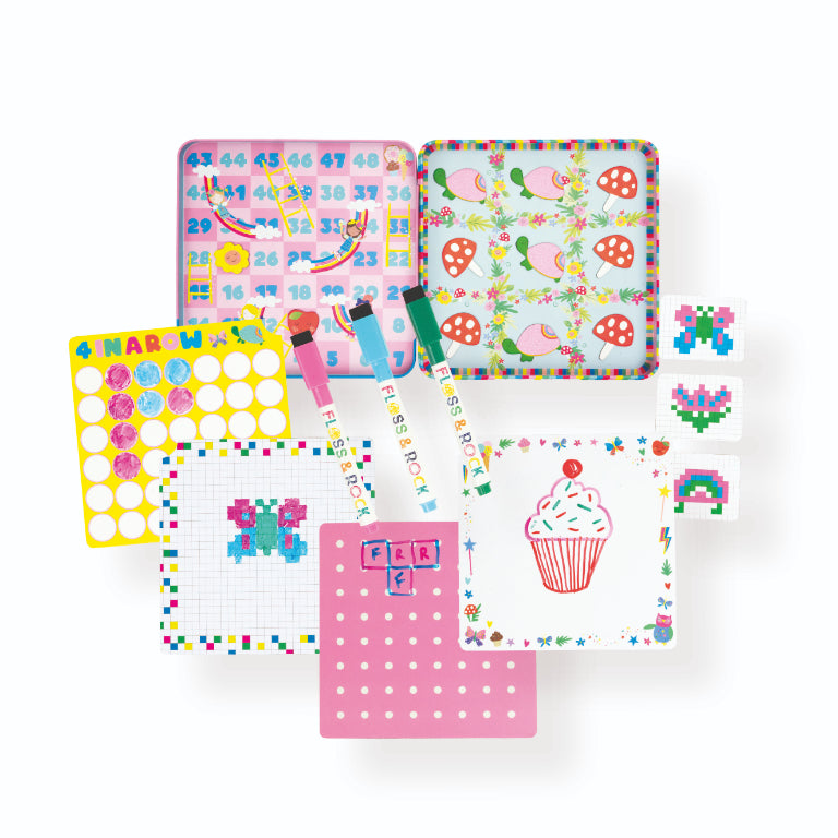 Conjunto 6 Jogos Magnéticos Arco-Íris