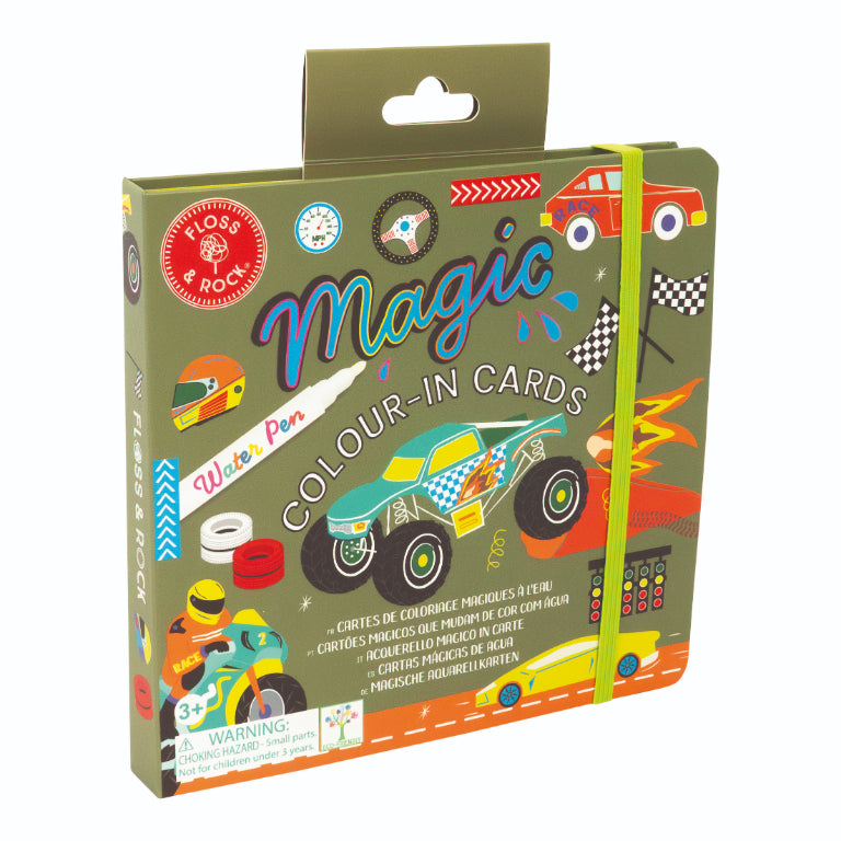 Fichas com Caneta Mágica Carros