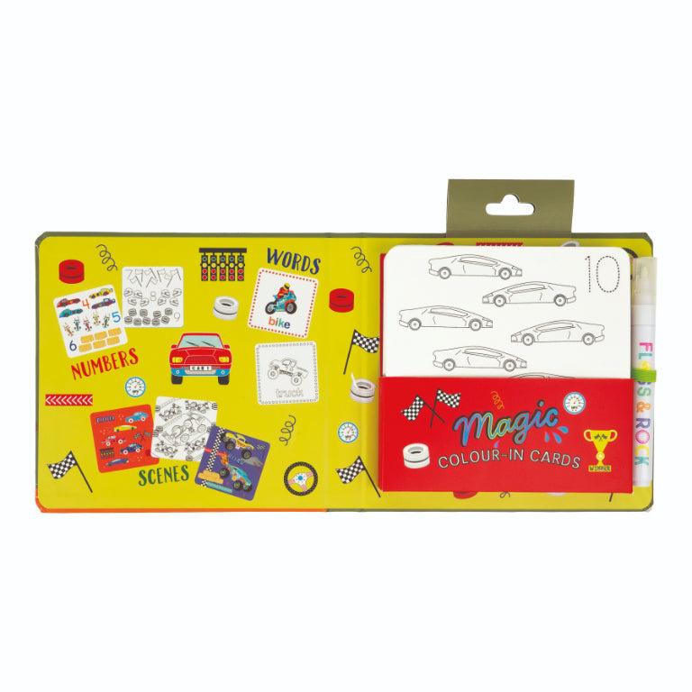 Fichas com Caneta Mágica Carros