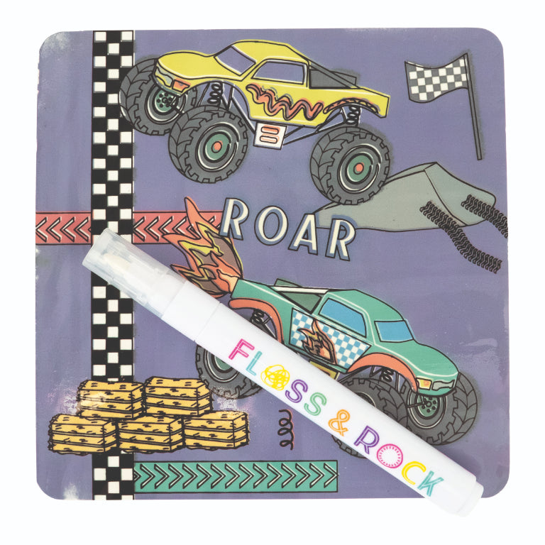 Fichas com Caneta Mágica Carros