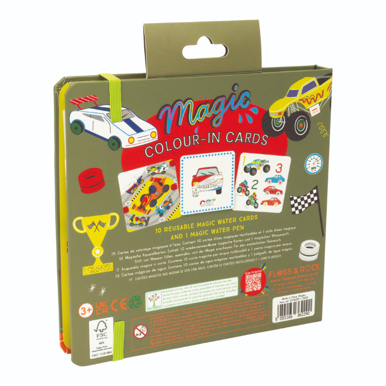 Fichas com Caneta Mágica Carros