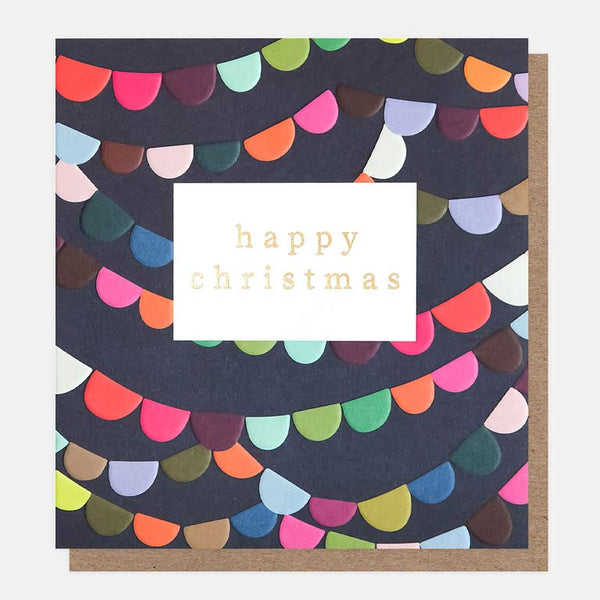 Merry Christmas Banner Postcard