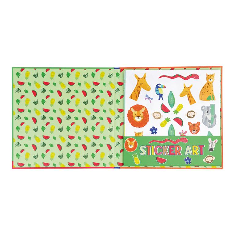 Livro de Autocolantes Perfumado - Selva