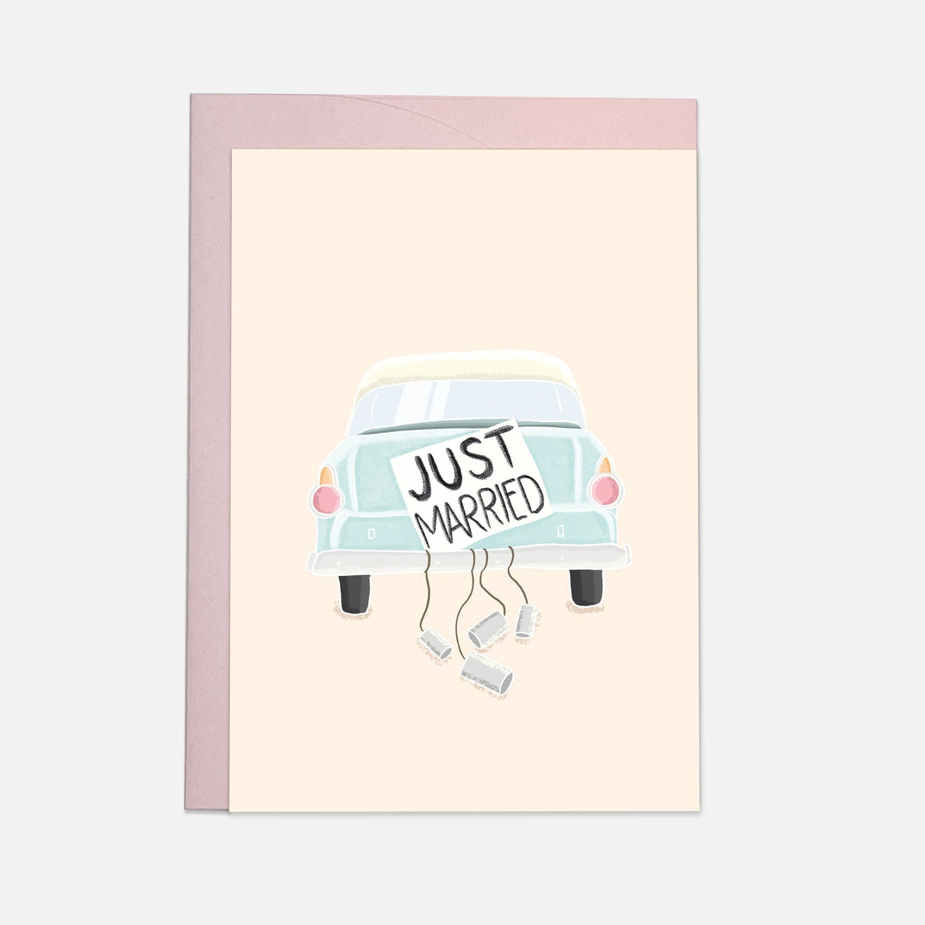 Just Married Postcard 